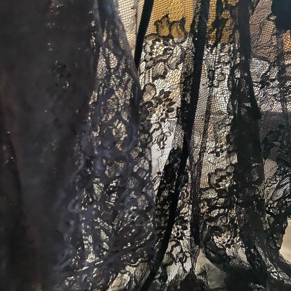 Plus boudoir lace robe.  City Chic XXL which is a US 22-24. - Picture 3 of 3